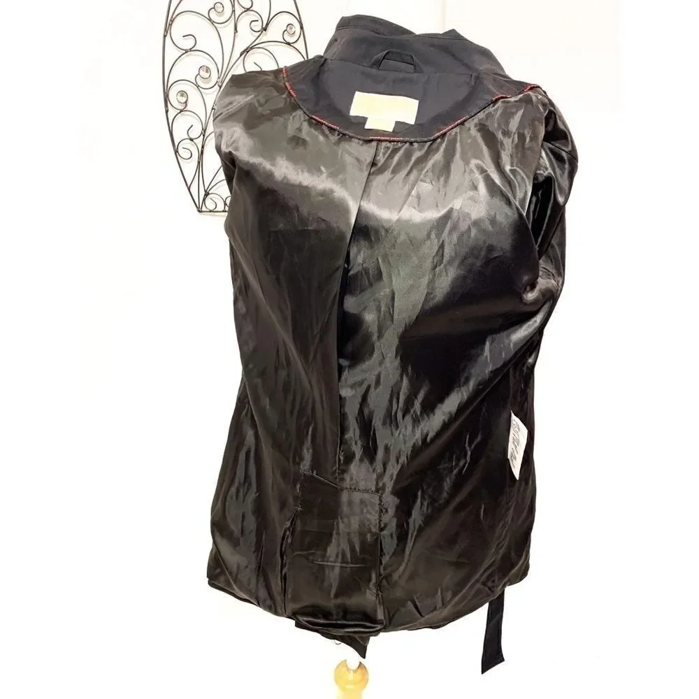2X 🏆HP. Michael Michael Kors Trench Coat - Picture 12 of 14